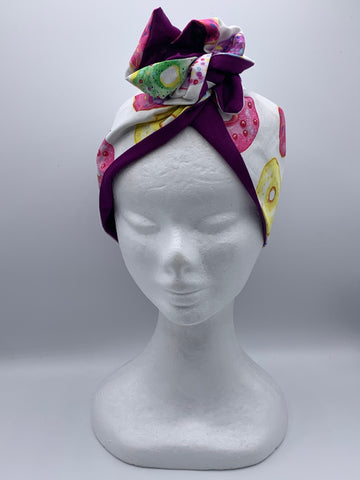 Delicious Donut Delight - wired reversible headband
