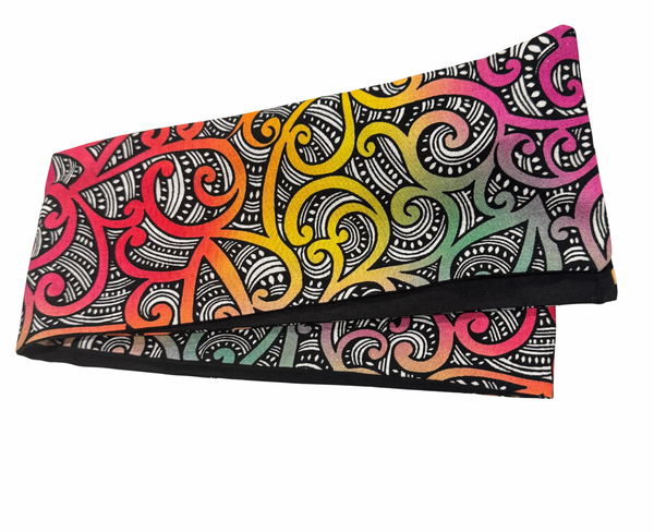 Maui’s Rainbow Rhapsody - wired reversible headband
