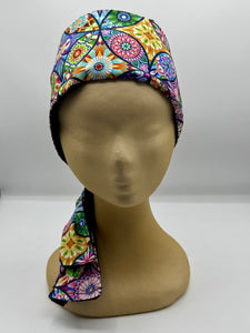 Kaleidoscope Bloom Mandala  - wired reversible headband