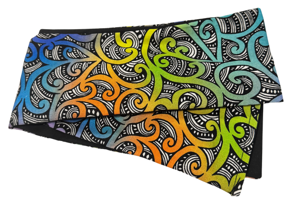 Maui’s Rainbow Rhapsody - wired reversible headband