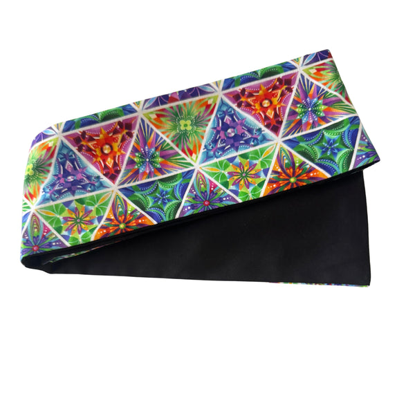 Kaleidoscope Dream Mandala  - wired reversible headband