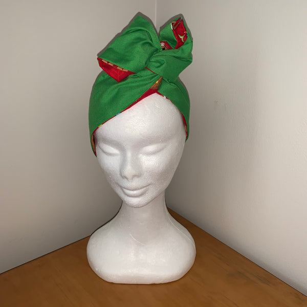 Aussie Animals Christmas - wired reversible headband