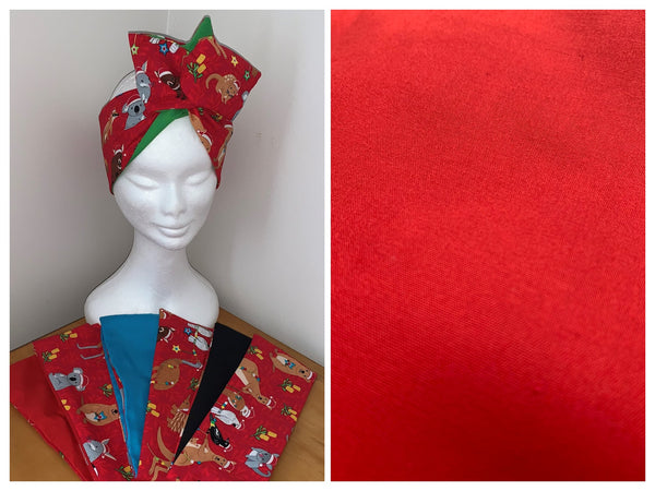 Aussie Animals Christmas - wired reversible headband