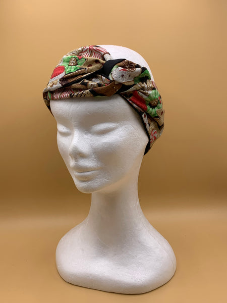 Christmas Cookies - wired reversible headband