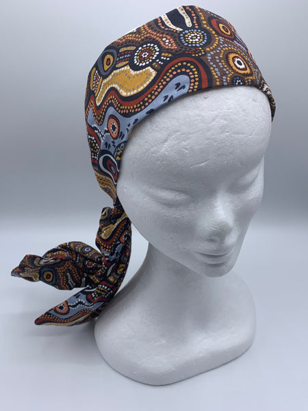 Dreamtime Desert Wind - wired reversible headband