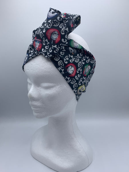 Nightmare Before Christmas - wired reversible headband