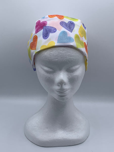 Sweet Hearts - wired reversible headband