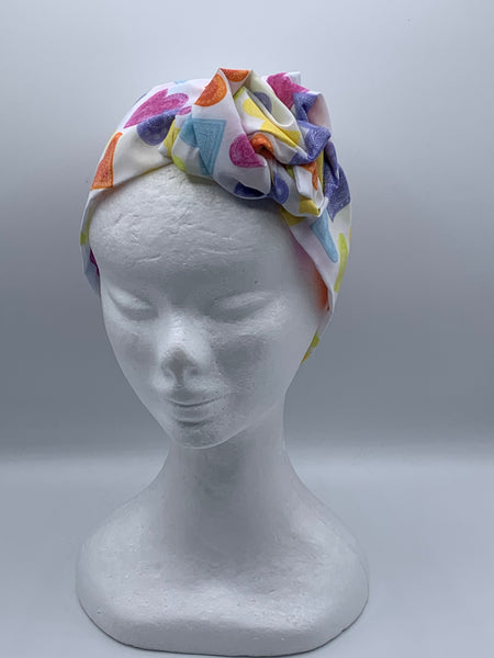 Sweet Hearts - wired reversible headband