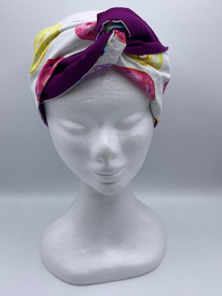 Delicious Donut Delight - wired reversible headband