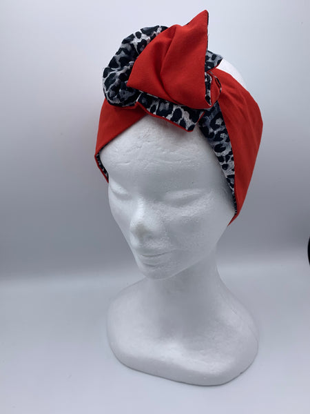 Kinky Kitty - wired reversible headband