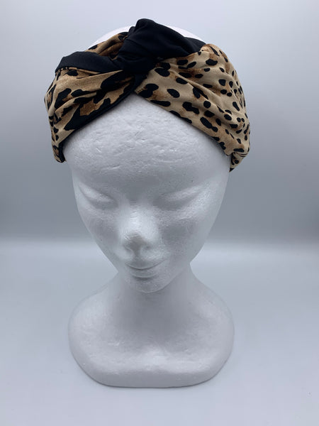 Cool Cats Loveable Leopard - wired reversible headband