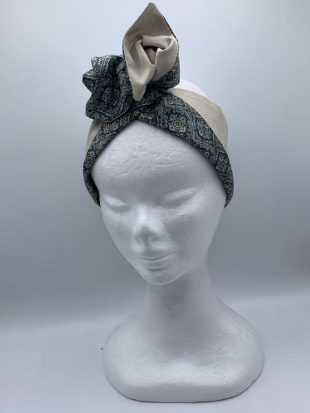 Tranquil Taj Boho Glamour - wired reversible headband