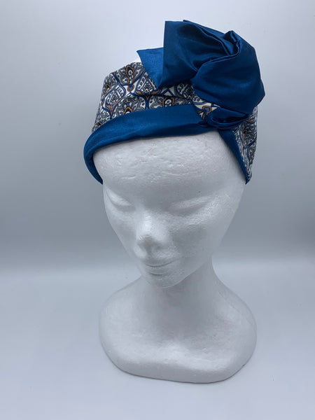 Art Deco Diva - wired reversible headband