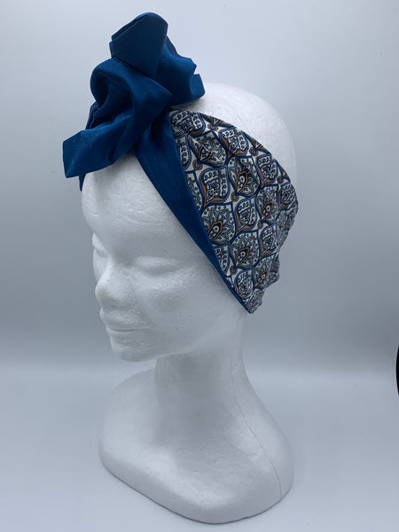 Art Deco Diva - wired reversible headband