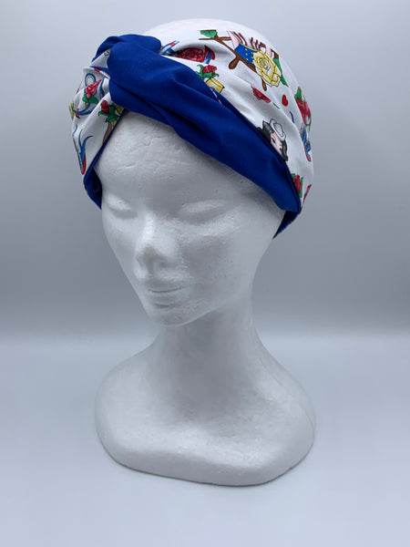 Hello Sailor Retro Pin-Up Girls - wired reversible headband