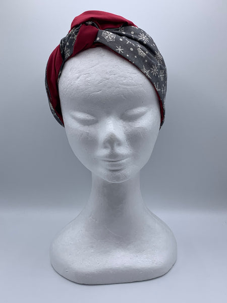 Scandi Snowflake - wired reversible headband