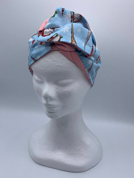 Snow Gnome - wired reversible headband