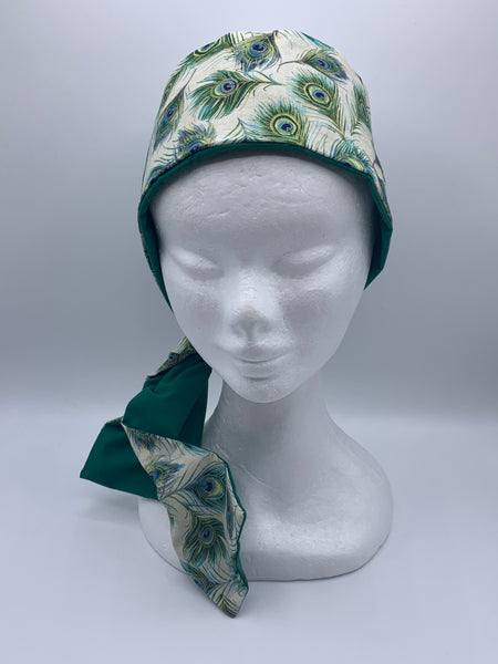 Peacock Dreaming - wired reversible headband