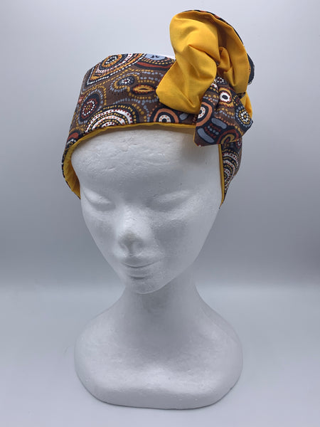 Dreamtime Desert Wind - wired reversible headband