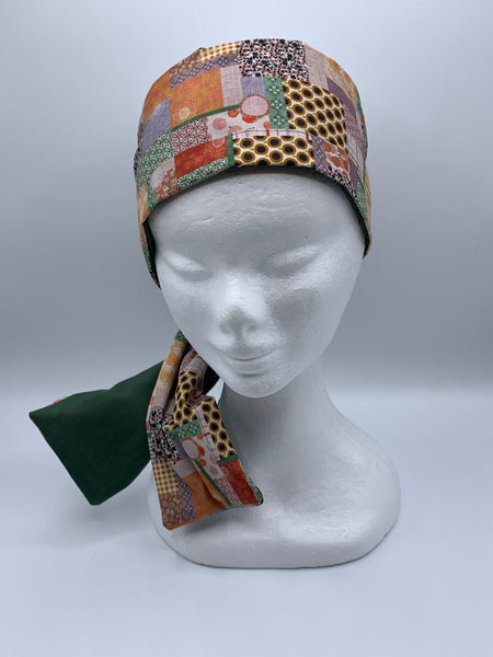 Perfect Patchwork - wired reversible headband