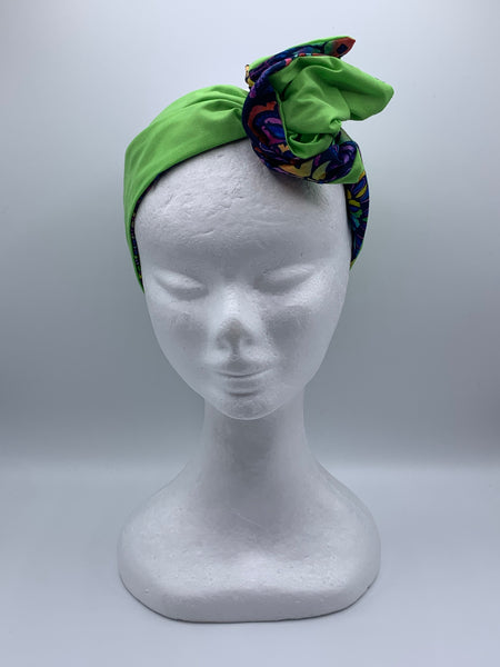 Krazy Kaleidoscope  - wired reversible headband