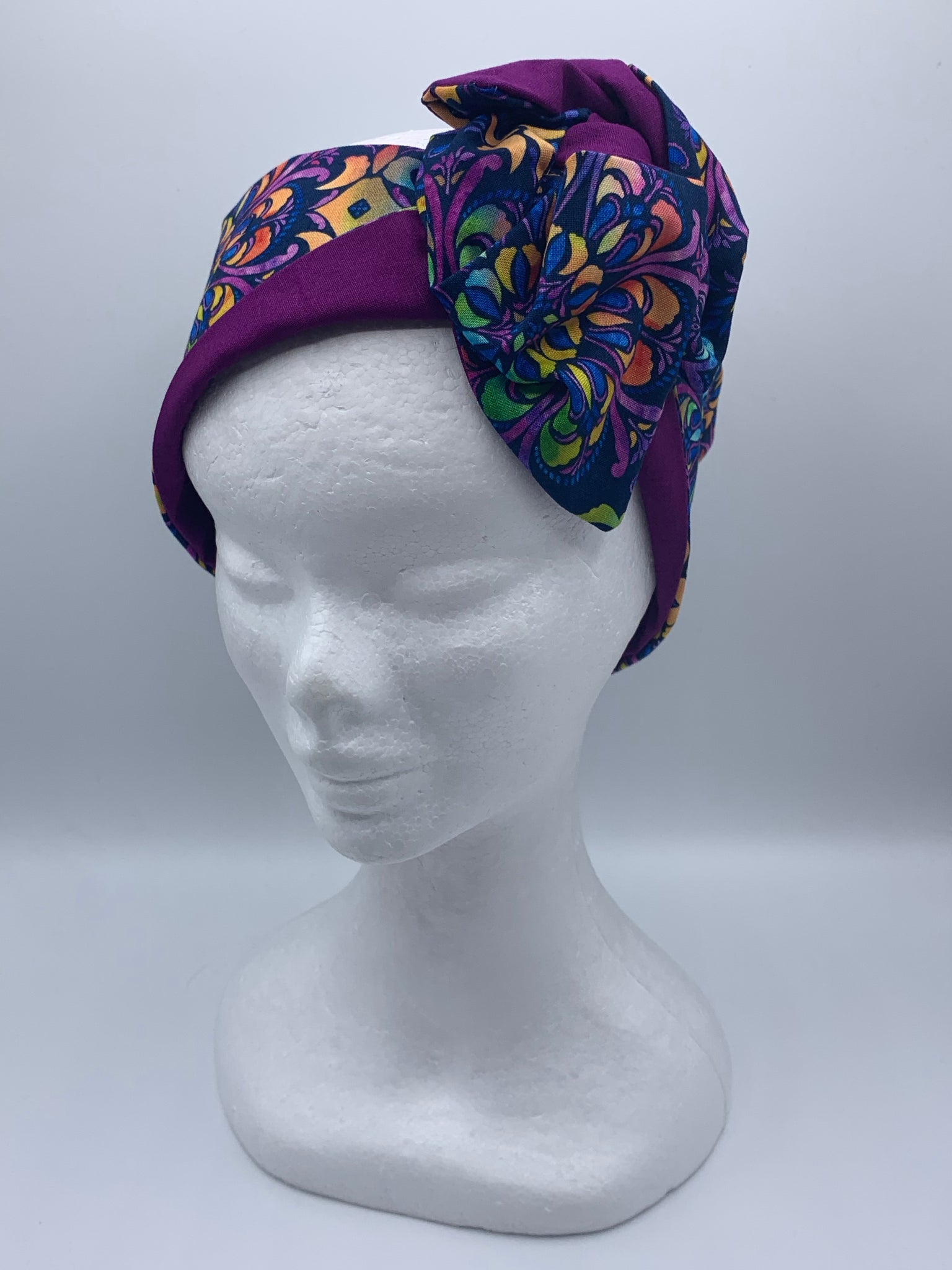 Krazy Kaleidoscope  - wired reversible headband