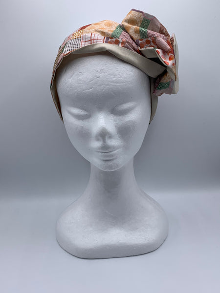 Perfect Patchwork - wired reversible headband